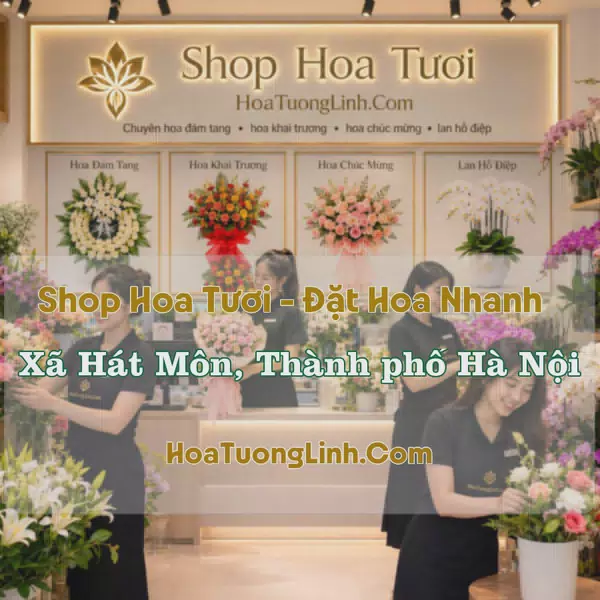 Cửa Hàng Hoa Tươi Xã Hát Môn, Hà Nội - Nhiều Mẫu Đẹp