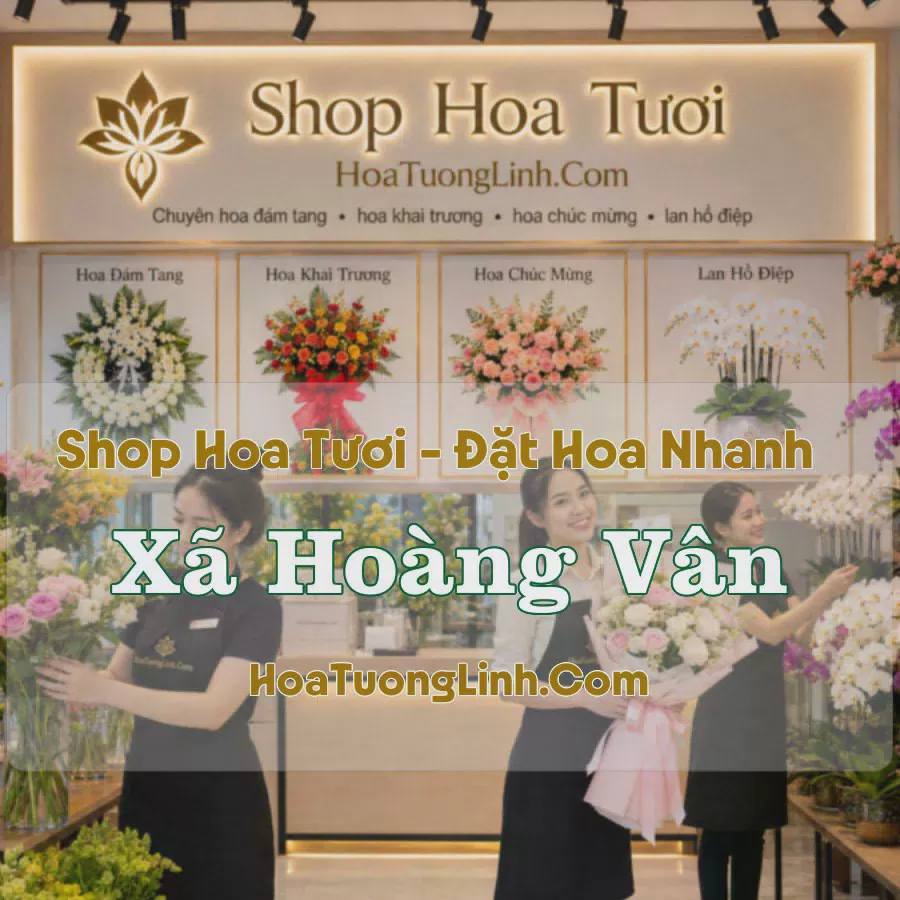 Shop Hoa Xã Hoàng Vân, Bắc Ninh - Nhiều Kiểu Dáng