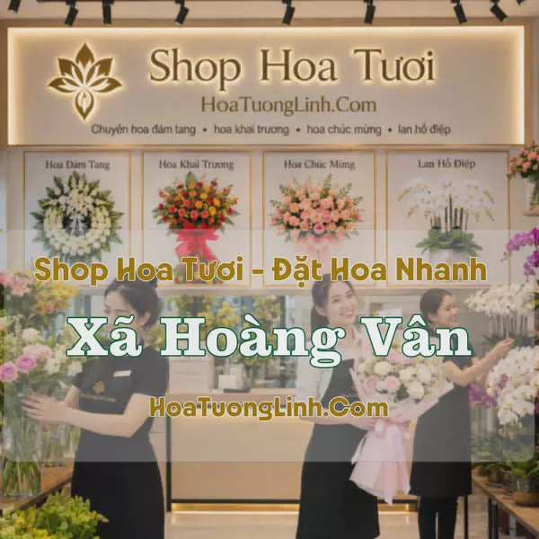 Shop Hoa Xã Hoàng Vân, Bắc Ninh - Nhiều Kiểu Dáng