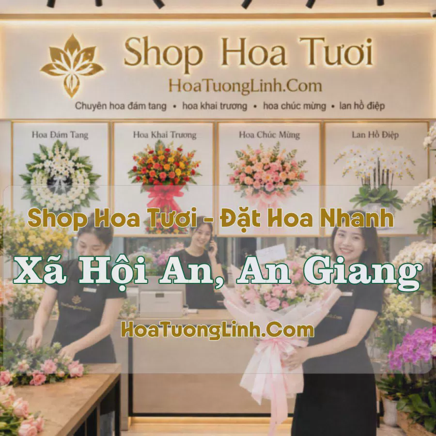 Cửa Hàng Hoa Tươi Xã Hội An, An Giang - Tư Vấn Chọn Mẫu