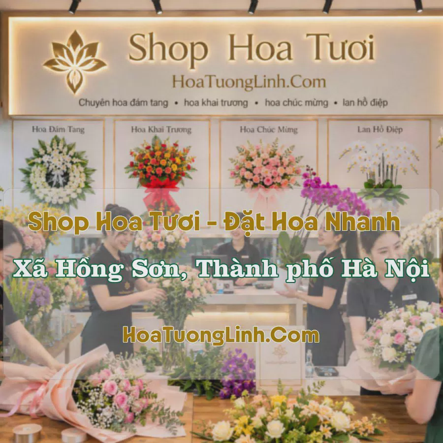 Cửa Hàng Hoa Tươi Xã Hồng Sơn, Hà Nội - Tư Vấn Chọn Mẫu