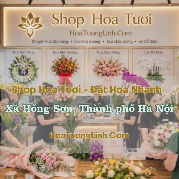 Cửa Hàng Hoa Tươi Xã Hồng Sơn, Hà Nội - Tư Vấn Chọn Mẫu