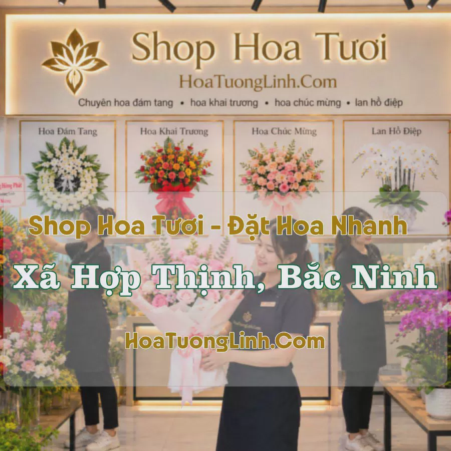 Tiệm Hoa Tươi Xã Hợp Thịnh, Bắc Ninh - Đặt Hoa Online