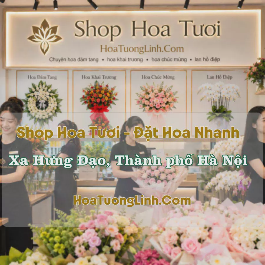 Cửa Hàng Hoa Tươi Xã Hưng Đạo, Hà Nội - Tư Vấn Chọn Mẫu