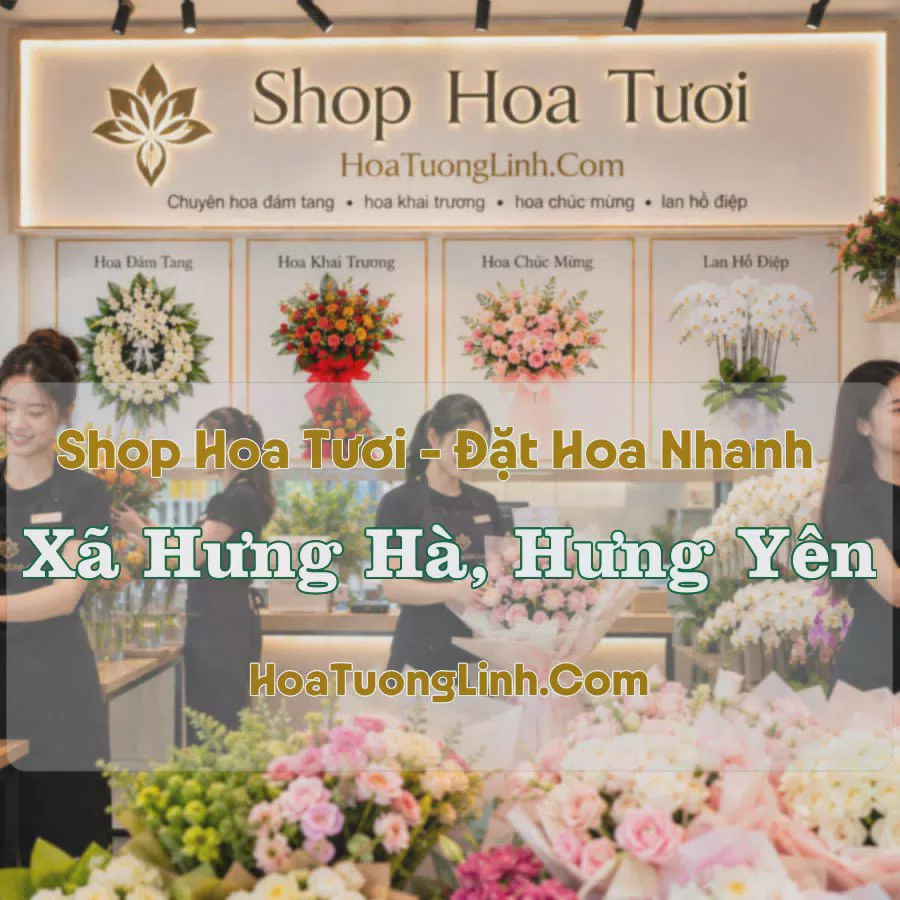 Giao Hoa Tươi Xã Hưng Hà, Hưng Yên - Liên Hệ Chọn Mẫu