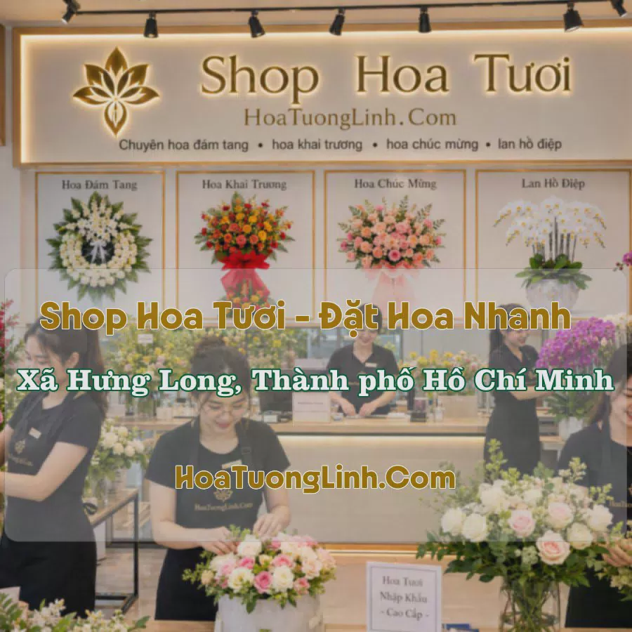 Tiệm Hoa Xã Hưng Long, TP.HCM - Giao Nhanh