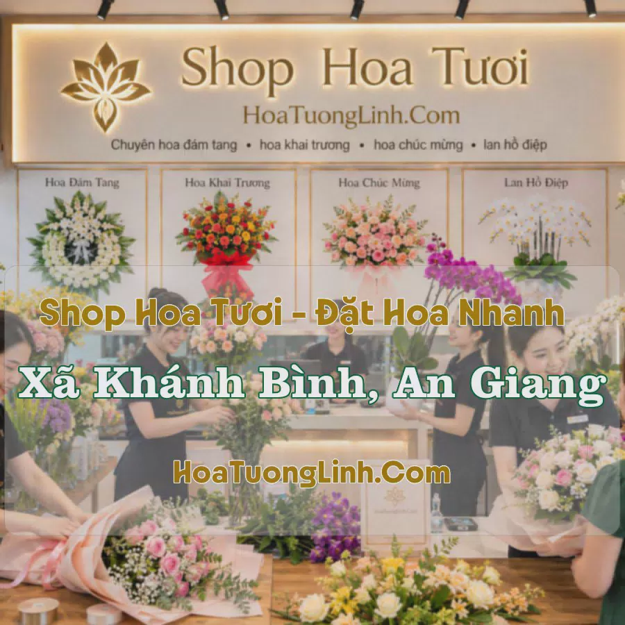 Tiệm Hoa Xã Khánh Bình, An Giang - Chọn Theo Dịp