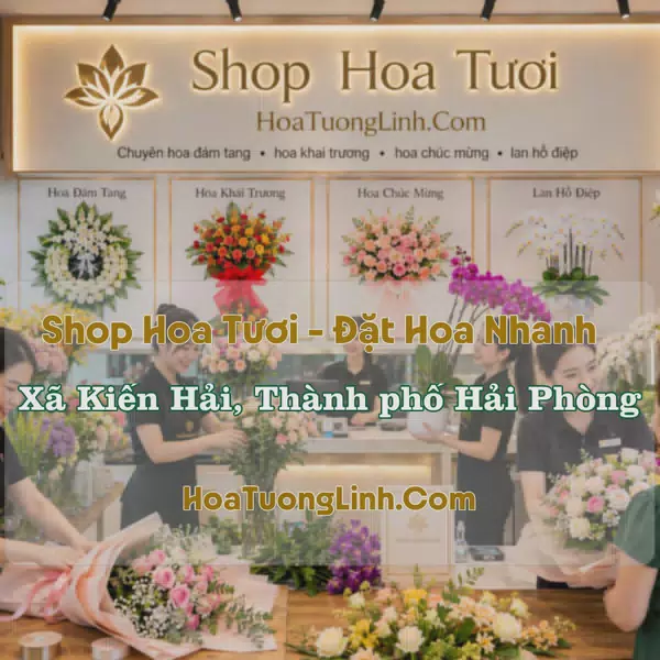 Giao Hoa Tươi Xã Kiến Hải, Hải Phòng - Liên Hệ Chọn Mẫu