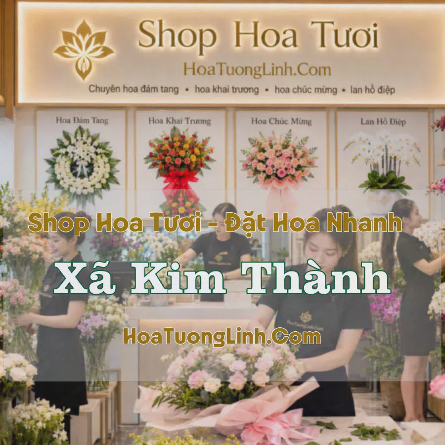 Tiệm Hoa Tươi Xã Kim Thành, Hải Phòng - Đặt Hoa Online