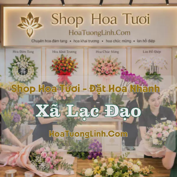 Cửa Hàng Hoa Tươi Xã Lạc Đạo, Hưng Yên - Tư Vấn Chọn Mẫu