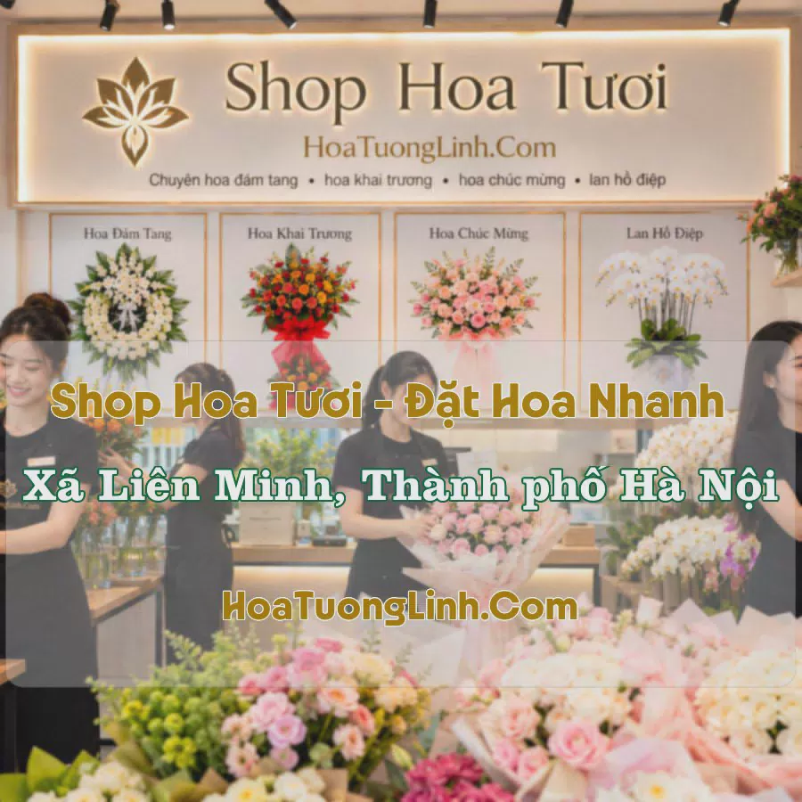 Cửa Hàng Hoa Tươi Xã Liên Minh, Hà Nội - Tư Vấn Chọn Mẫu