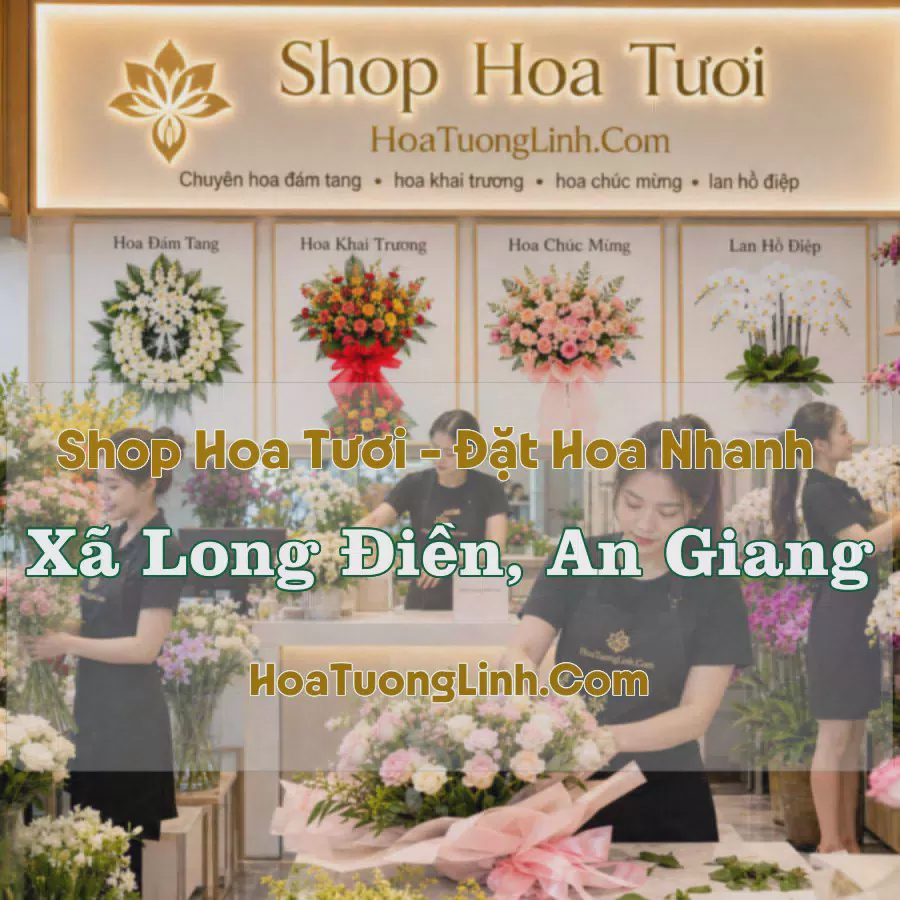 Giao Hoa Tươi Xã Long Điền, An Giang - Liên Hệ Chọn Mẫu