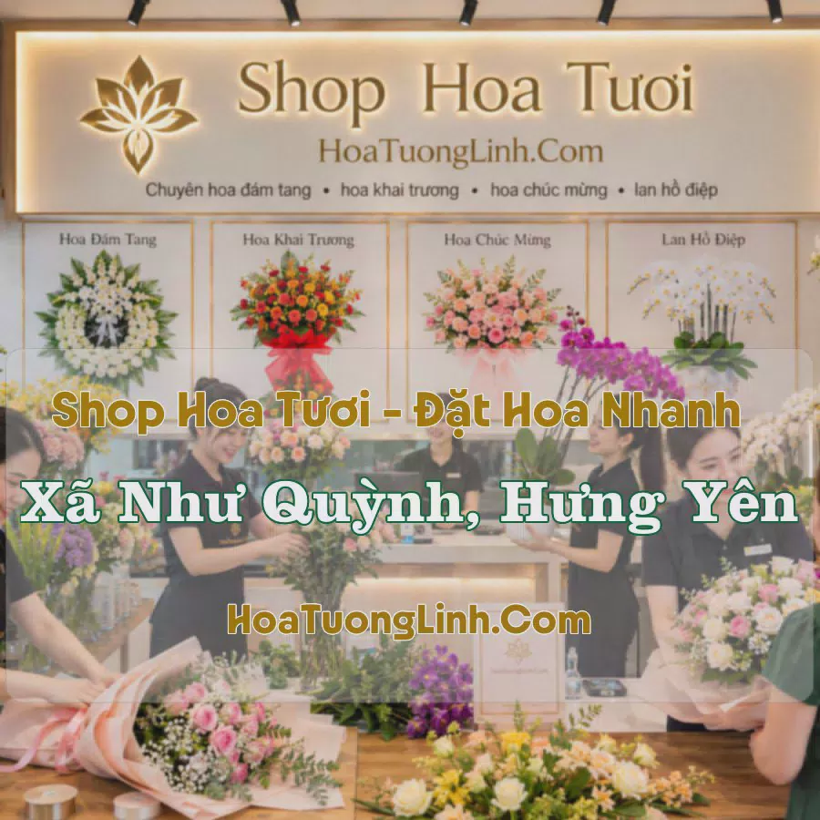 Tiệm Hoa Xã Như Quỳnh, Hưng Yên - Giao Nhanh