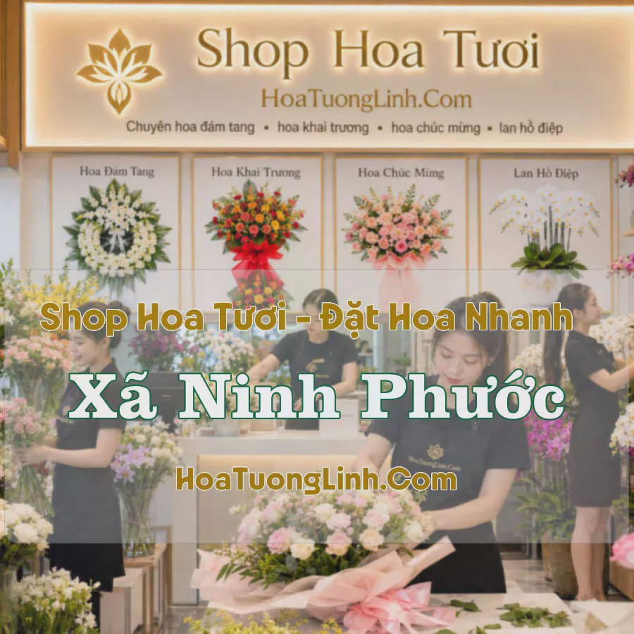Đặt Hoa Xã Ninh Phước, Khánh Hòa - Thiết Kế Theo Yêu Cầu