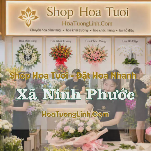 Đặt Hoa Xã Ninh Phước, Khánh Hòa - Thiết Kế Theo Yêu Cầu