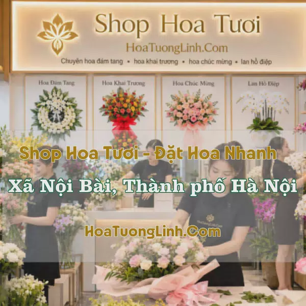 Tiệm Hoa Tươi Xã Nội Bài, Hà Nội - Đặt Hoa Online
