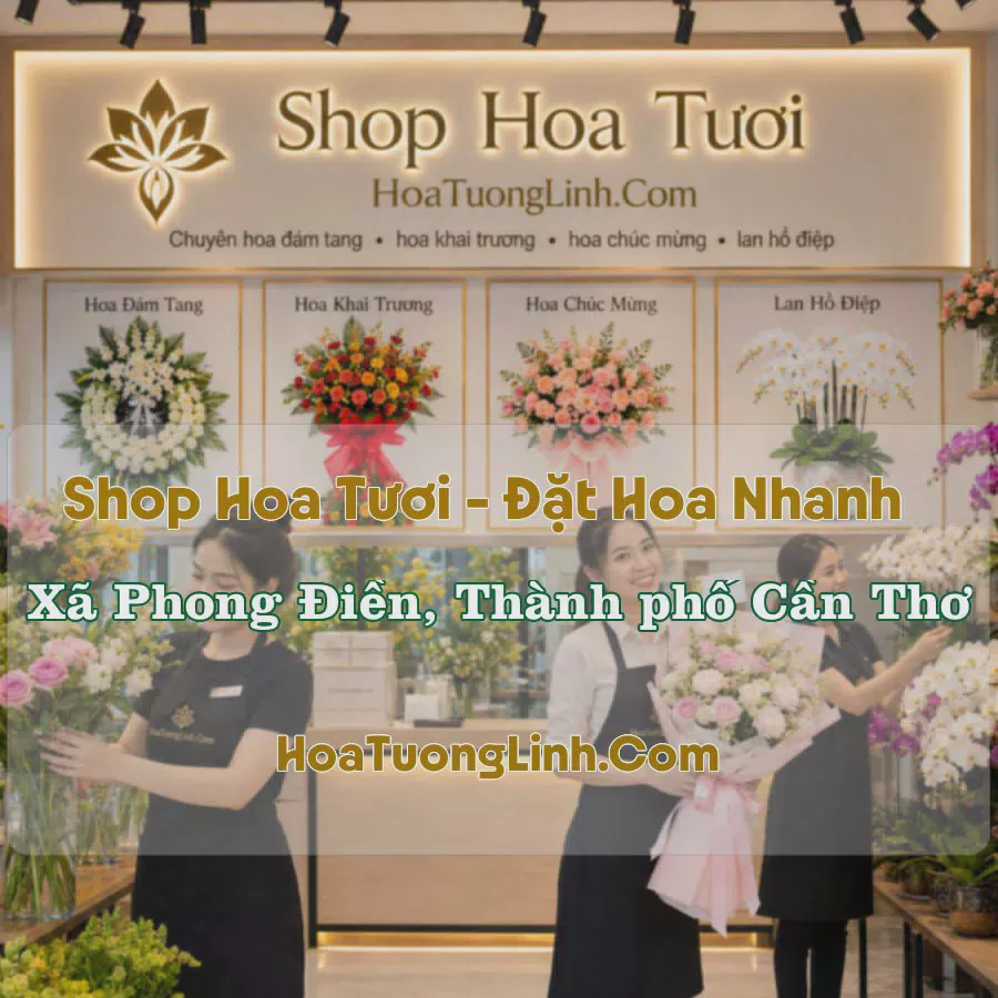 Cửa Hàng Hoa Tươi Xã Phong Điền, Cần Thơ - Tư Vấn Chọn Mẫu