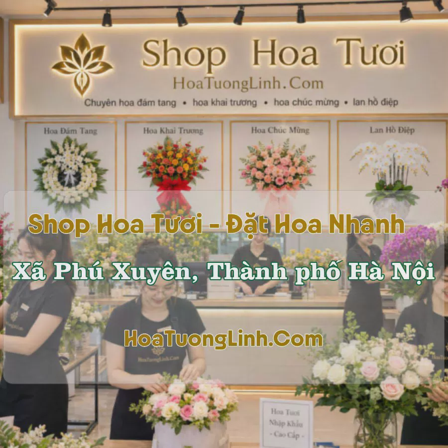 Tiệm Hoa Xã Phú Xuyên, Hà Nội - Giao Nhanh