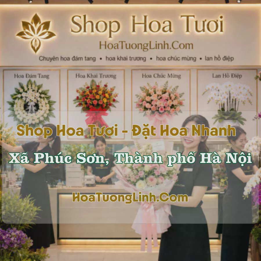 Tiệm Hoa Tươi Xã Phúc Sơn, Hà Nội - Đặt Hoa Online