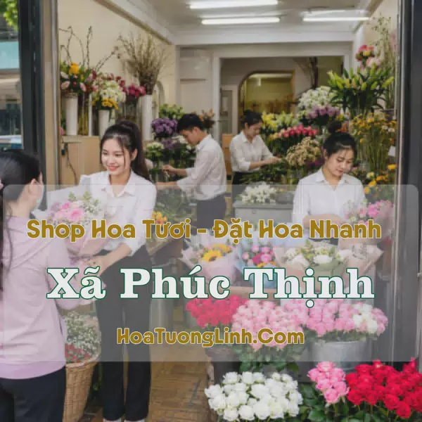 Giao Hoa Tươi Xã Phúc Thịnh, Hà Nội - Liên Hệ Chọn Mẫu