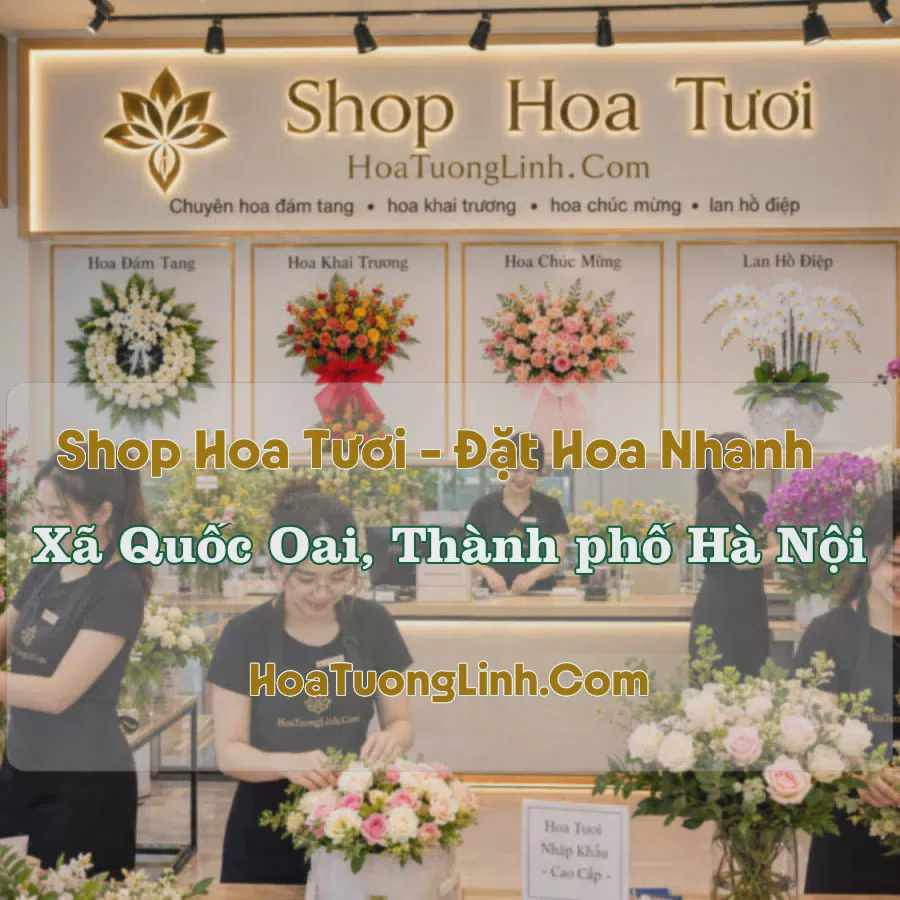 Đặt Hoa Xã Quốc Oai, Hà Nội - Tư Vấn Mẫu Phù Hợp