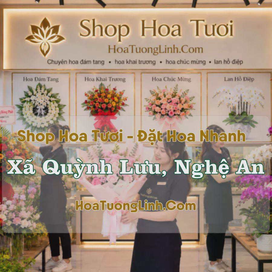 Tiệm Hoa Tươi Xã Quỳnh Lưu, Nghệ An - Đặt Hoa Online