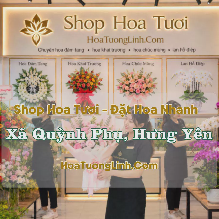 Giao Hoa Tươi Xã Quỳnh Phụ, Hưng Yên - Liên Hệ Chọn Mẫu
