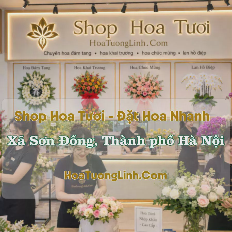Shop Hoa Tươi Xã Sơn Đồng, Hà Nội - Giao Tận Nơi