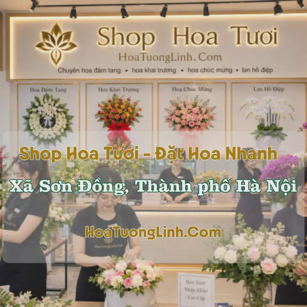 Shop Hoa Tươi Xã Sơn Đồng, Hà Nội - Giao Tận Nơi