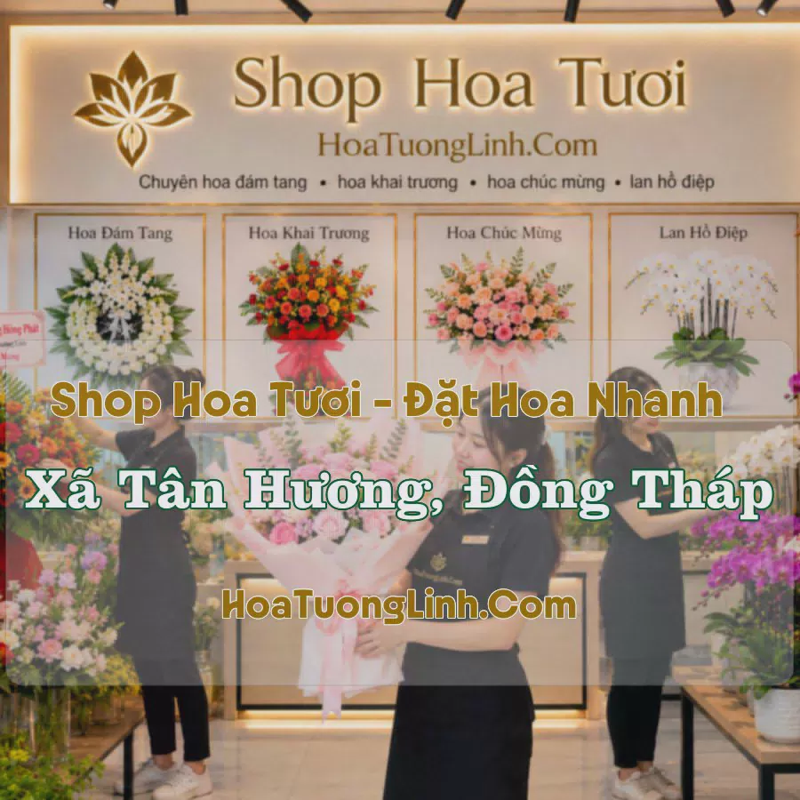Tiệm Hoa Xã Tân Hương, Đồng Tháp - Chọn Theo Dịp