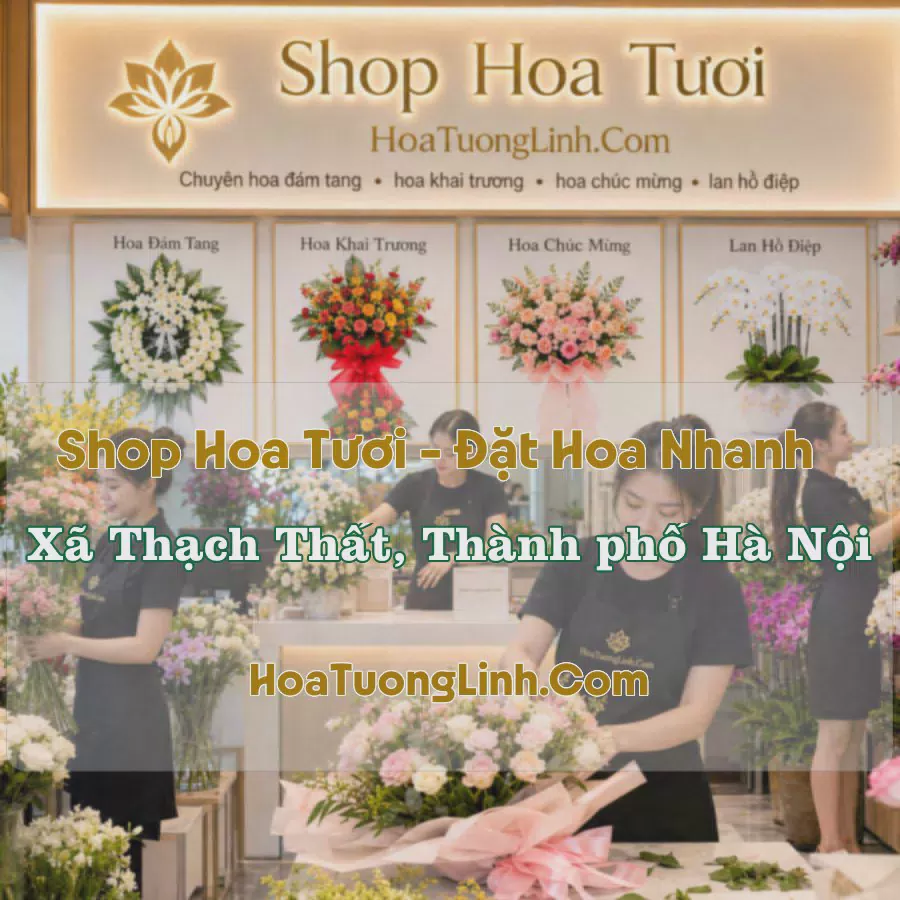 Shop Hoa Xã Thạch Thất, Hà Nội - Nhiều Kiểu Dáng