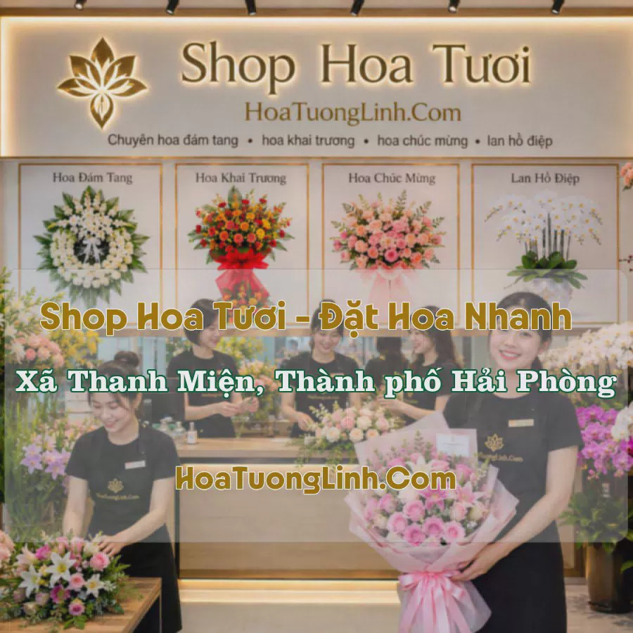 Đặt Hoa Xã Thanh Miện, Hải Phòng - Thiết Kế Theo Yêu Cầu