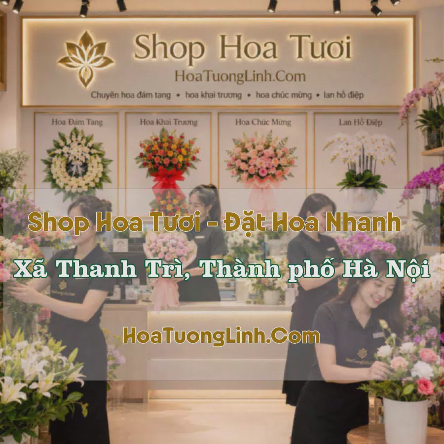 Tiệm Hoa Tươi Xã Thanh Trì, Hà Nội - Đặt Hoa Online