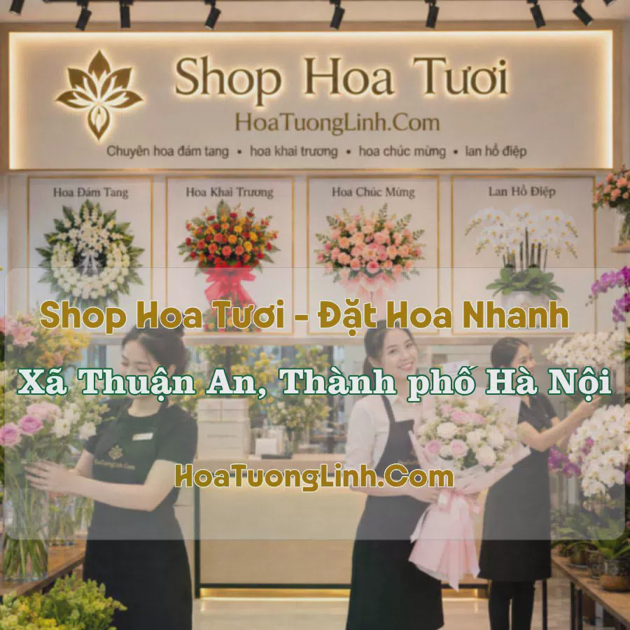 Đặt Hoa Online Xã Thuận An, Hà Nội - Tư Vấn Theo Yêu Cầu