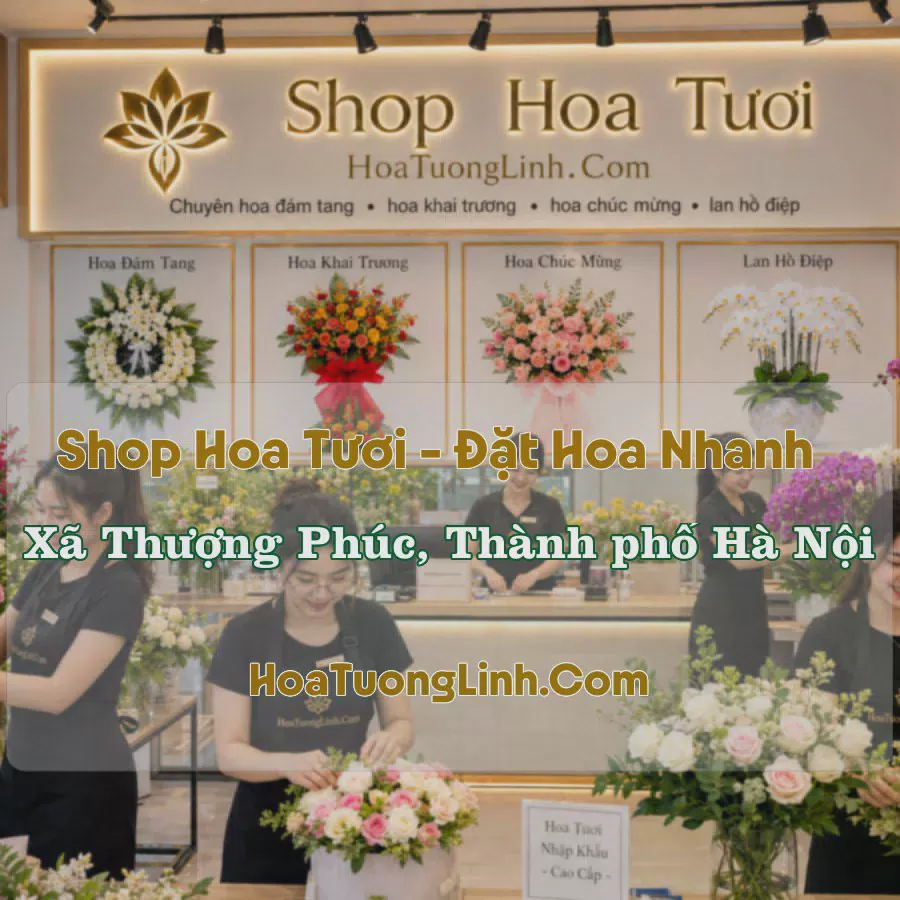 Đặt Hoa Xã Thượng Phúc, Hà Nội - Thiết Kế Theo Yêu Cầu