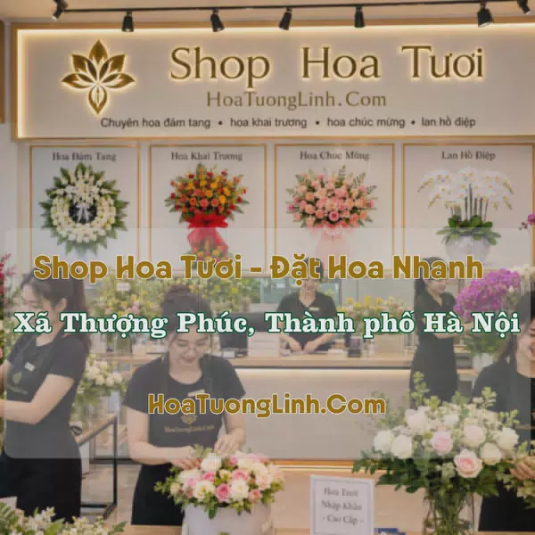 Đặt Hoa Xã Thượng Phúc, Hà Nội - Thiết Kế Theo Yêu Cầu