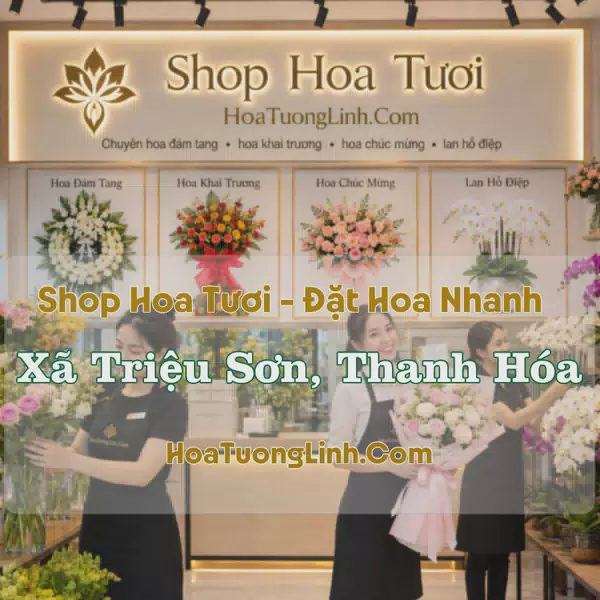 Đặt Hoa Xã Triệu Sơn, Thanh Hóa - Thiết Kế Theo Yêu Cầu