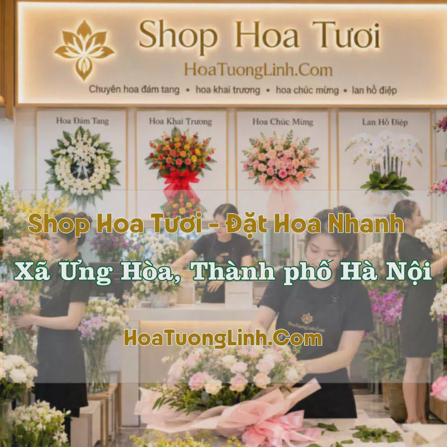Shop Hoa Xã Ứng Hòa, Hà Nội - Nhiều Kiểu Dáng