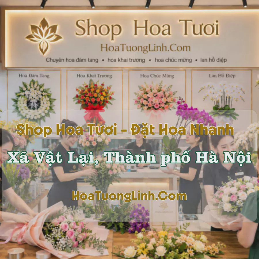 Shop Hoa Tươi Xã Vật Lại, Hà Nội - Giao Tận Nơi