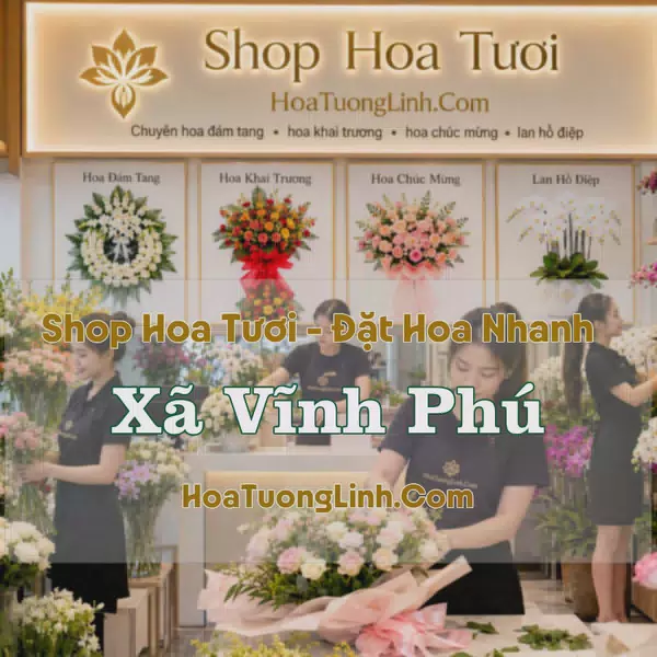 Tiệm Hoa Tươi Xã Vĩnh Phú, Phú Thọ - Đặt Hoa Online