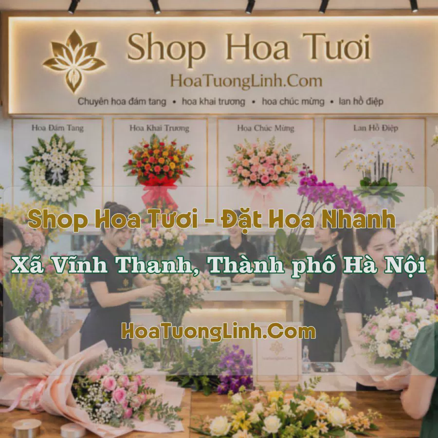 Giao Hoa Tươi Xã Vĩnh Thanh, Hà Nội - Liên Hệ Chọn Mẫu