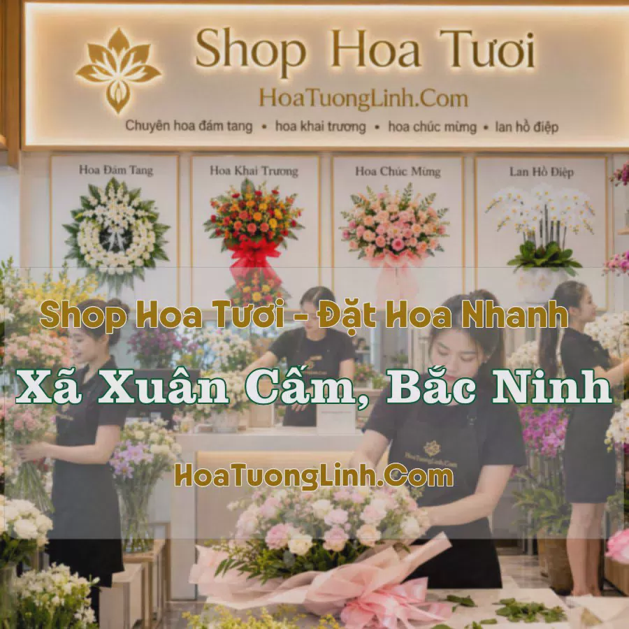 Tiệm Hoa Tươi Xã Xuân Cẩm, Bắc Ninh - Đặt Hoa Online