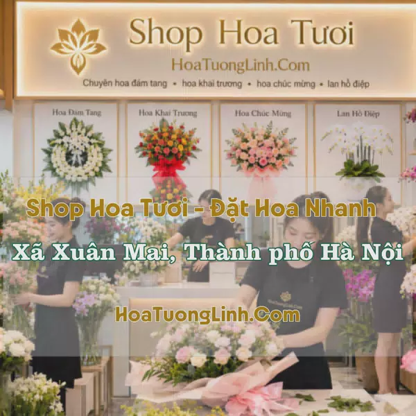 Shop Hoa Xã Xuân Mai, Hà Nội - Nhiều Kiểu Dáng