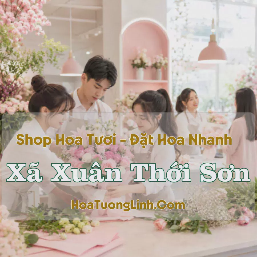 Shop Hoa Xã Xuân Thới Sơn, TP.HCM - Thiết Kế Theo Yêu Cầu