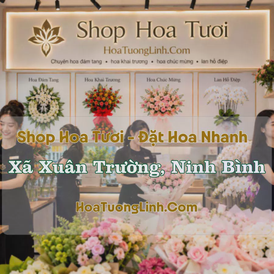 Giao Hoa Tươi Xã Xuân Trường, Ninh Bình - Liên Hệ Chọn Mẫu