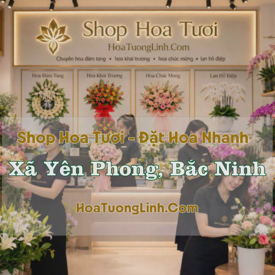 Shop Hoa Xã Yên Phong, Bắc Ninh - Nhiều Kiểu Dáng
