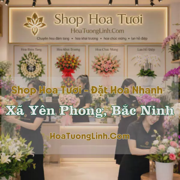 Shop Hoa Xã Yên Phong, Bắc Ninh - Nhiều Kiểu Dáng